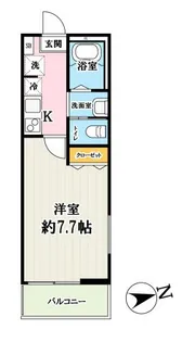 ソレイユ西大宮【2階】の間取り