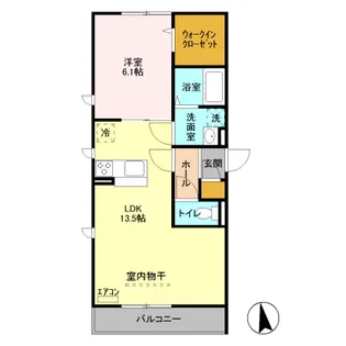 CASA COMFORT A【3階】の間取り
