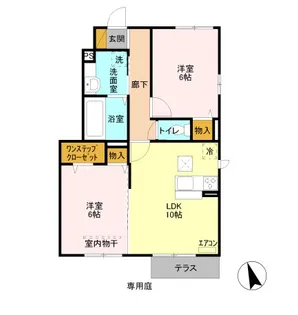 ベアーレ II【1階】の間取り