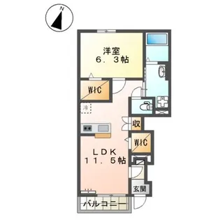 ティラミス【1階】の間取り