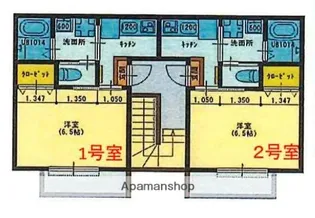 クレアウエスト【1階】の間取り