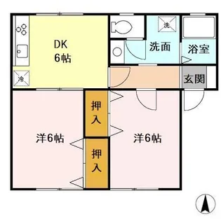 コーポラスM【1階】の間取り