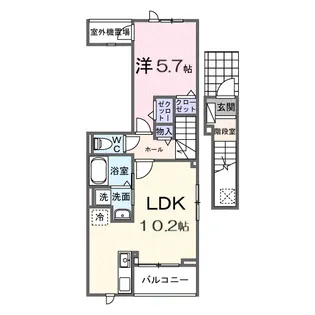 ヒカルサ西大宮【2階】の間取り