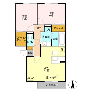 グリーンシャトー【1階】の間取り