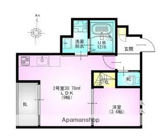REGALEST Nisshin【1階】の間取り
