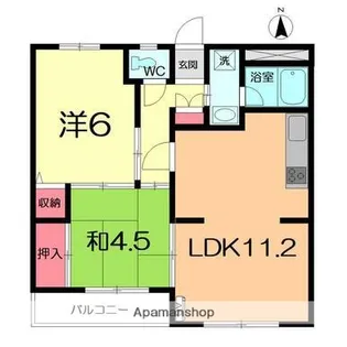 グランパレス日進【3階】の間取り