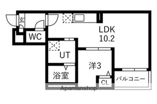 JACK MIYAHARAⅠ【2階】の間取り