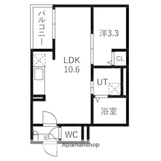 JACK MIYAHARAⅡ【1階】の間取り