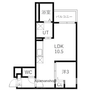 JACK MIYAHARAⅡ【3階】の間取り