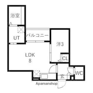 JACK MIYAHARAⅢ【3階】の間取り