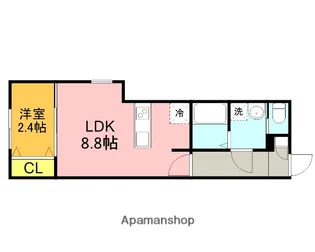 KEIAI RESIDENCE 宮原Ⅱ【2階】の間取り