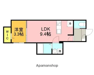 KEIAI RESIDENCE 宮原Ⅱ【3階】の間取り