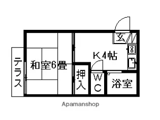 セイントメゾン【203号室】の間取り