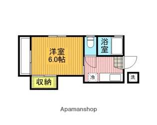 未来館清河寺【105号室】の間取り