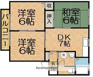 マルベリーB【2階】の間取り