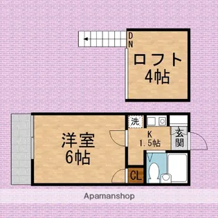 メープルMH7【2階】の間取り