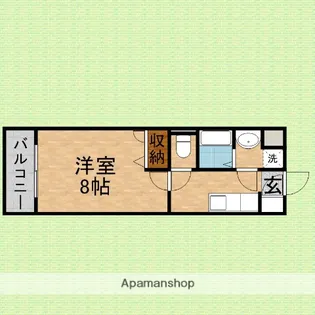 パルティア【2階】の間取り