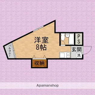 マンションシャガール【2階】の間取り