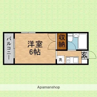 コーポ亀久保【201号室】の間取り