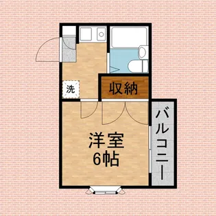 Sコーポ【206号室】の間取り