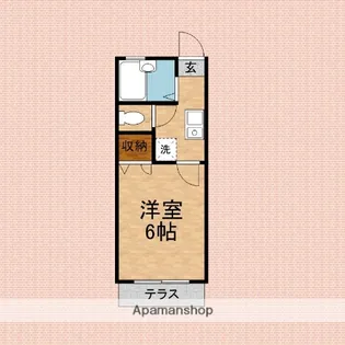 コージーコート【102号室】の間取り