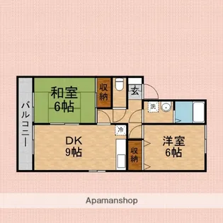 サニーコートⅡ【2階】の間取り