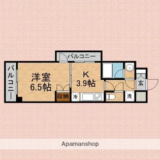 アルシュ【308号室】の間取り