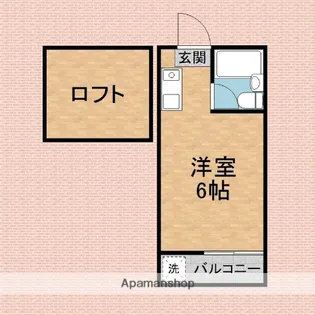 ヴィラアルカディア【102号室】の間取り