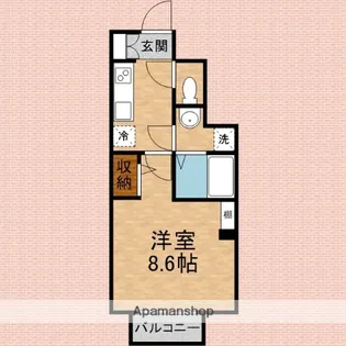 メルヴェーユⅠ【1階】の間取り