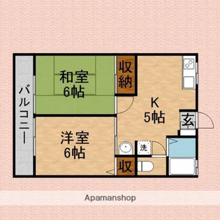 ハイムいまい【1階】の間取り