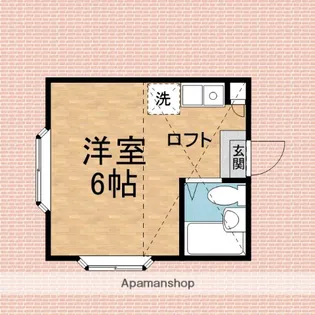 ベルメゾン東久保【206号室】の間取り