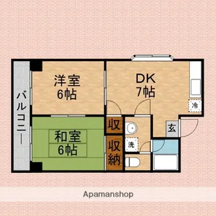 原田ビル【3階】の間取り