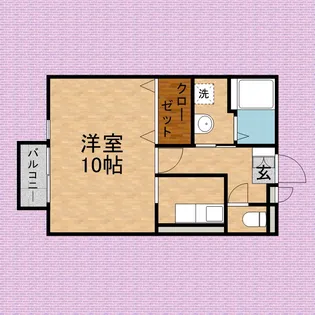 アメジストセージ【1階】の間取り