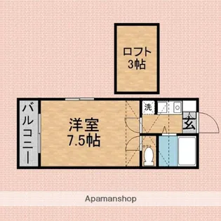 ハイツ幹【2階】の間取り