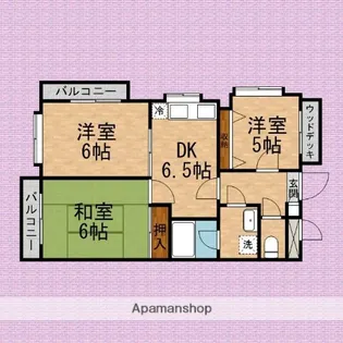 ストークマンション藤間【1階】の間取り