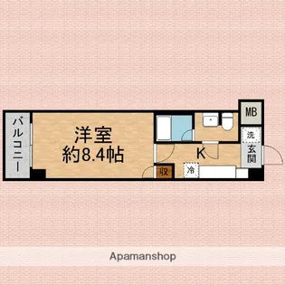 ソレイユ鶴瀬【3階】の間取り