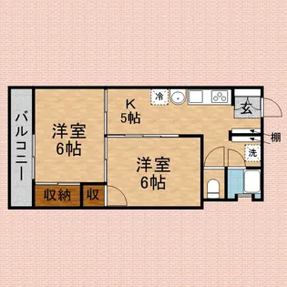 ベアーマンション(旧館)【2階】の間取り