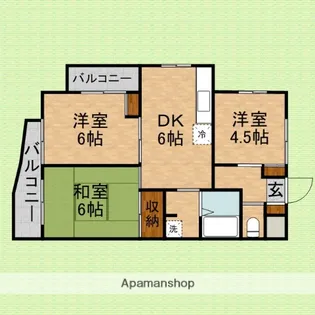 市川第七ビル【2階】の間取り