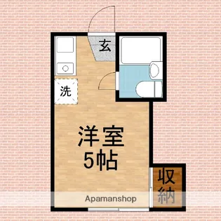 鶴瀬ホワイトハイツ【102号室】の間取り