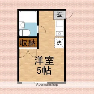 鶴瀬ホワイトハイツ【203号室】の間取り