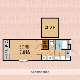 エクセレンスみずほ台D楝【108号室】の間取り