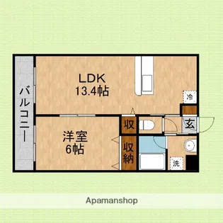 アリエッタ【4階】の間取り