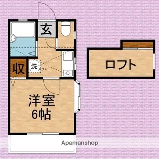 ブルースカイふじみ野【2階】の間取り