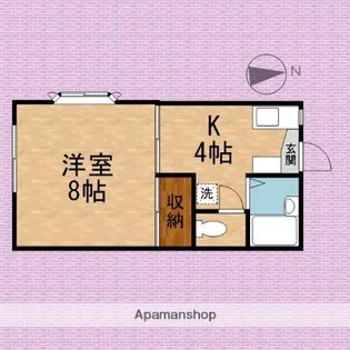 リヴレーヌ壱番館【1階】の間取り