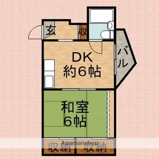 泉水ガーデン【4階】の間取り