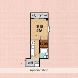 東和プラザC館【410号室】の間取り