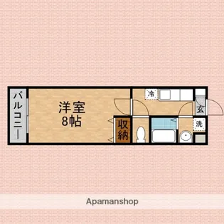 アヴェーレ【103号室】の間取り