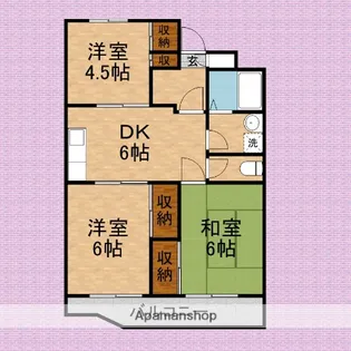 エクセル・ド・シオノ【2階】の間取り