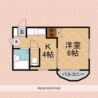ヴェルテメゾン志木【3階】の間取り
