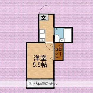 シェモア上福岡【2階】の間取り